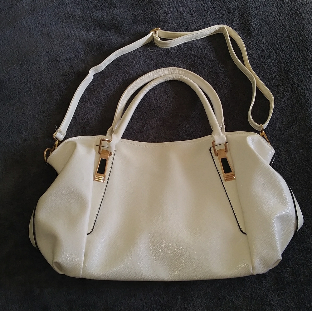 Brand New White Leather Purse